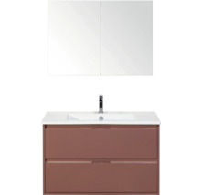 Wastafelmeubel met wastafel en spiegelkast