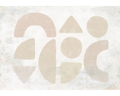 Abstracte kunst met geometrische vormen