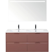 Badkamermeubelset met wastafelonderkast, wastafel en spiegel
