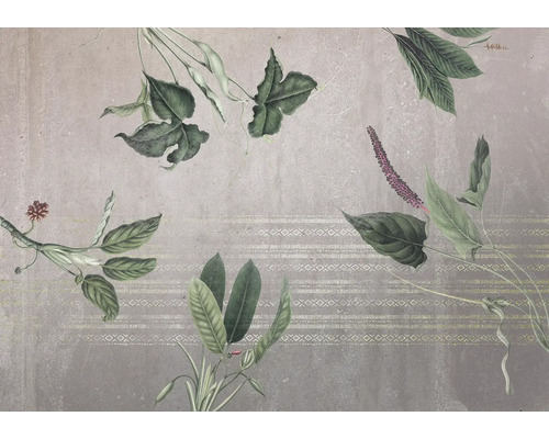 Decoratief behang met plantmotieven voor binnenshuis