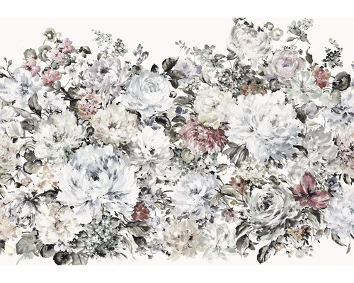 Bloemenpatroon met rozen en pioenen