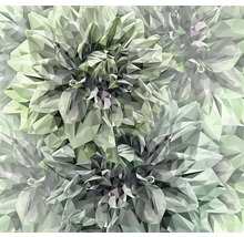 Abstracte weergave van een dahlia met geometrische vormen