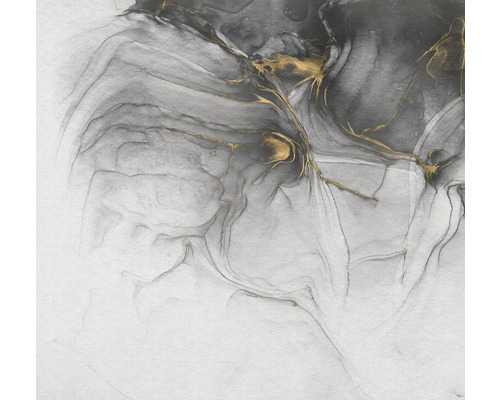 Abstracte kunst met grijze en gouden kleurverlopen