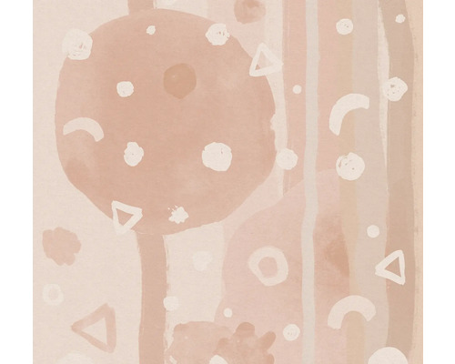 Abstract patroon met cirkels, driehoeken, lijnen en halve manen