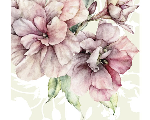 Illustratie met roze bloemen