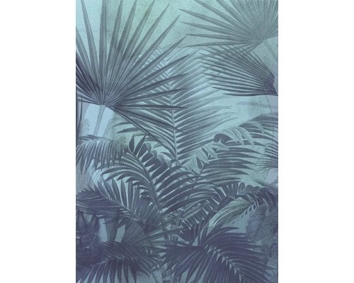 Illustratie van tropische planten als behangpatroon