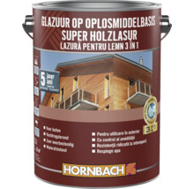 Houtbeits voor buiten in metalen emmer