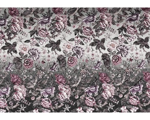 Textielbehang met bloemenmotief