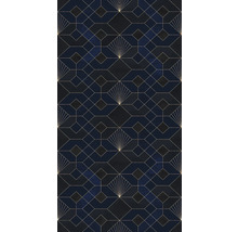 Behang met geometrische lijnen en art-decopatronen