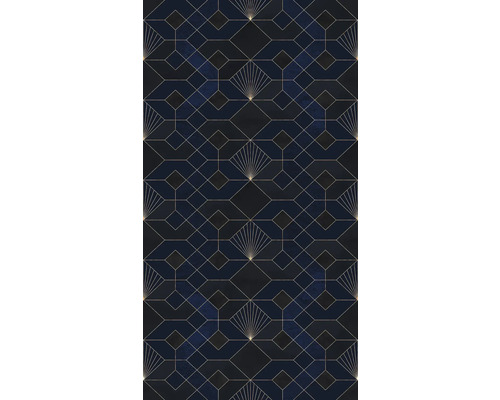 Behang met geometrische lijnen en art-decopatronen