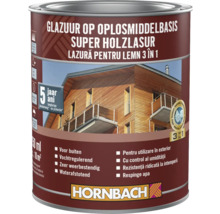 Houtbeits op basis van oplosmiddelen in metalen emmer met Hornbach-logo