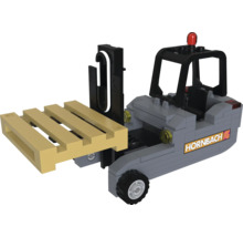 Heftruckmodel met Hornbach logo en pallet
