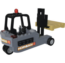 Hornbach model vorkheftruck van bouwstenen