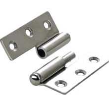 Metalen scharnier met pen