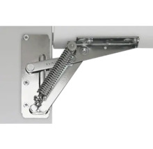 Meubelbeslag met veer voor kastmontage