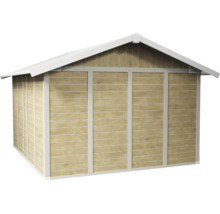 Houten tuinhuis met dak