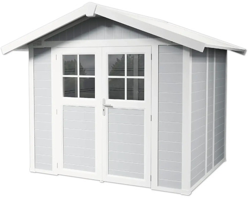 Tuinhuis met dubbele deur en zadeldak