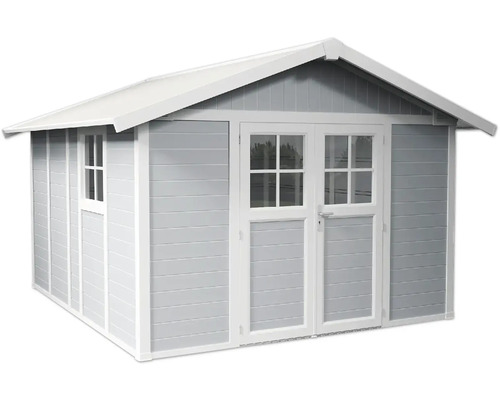 Tuinhuis met dubbele deur en raam