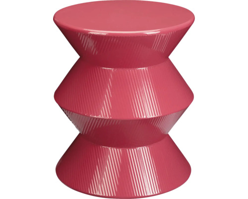 Plantenstandaard bijzettafel shiny roze 30 x 36 cm Kruk van kunststof