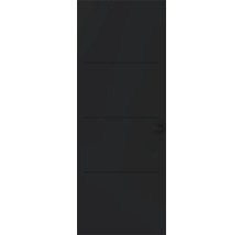 Binnendeur met drie horizontale decoratieve freeslijnen