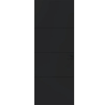 Garagedeur met horizontale groef
