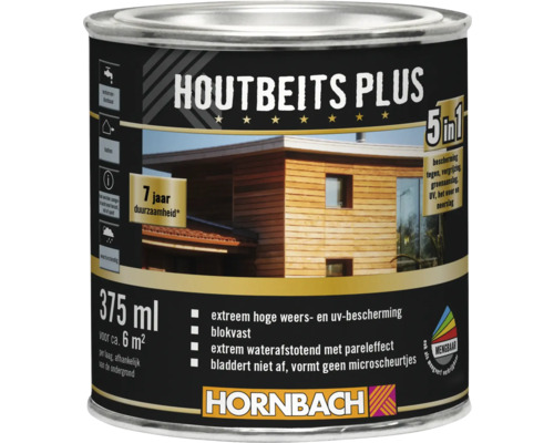 Pot Houtbeits Plus met informatie over eigenschappen en gebruik