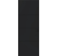 Garagedeur met horizontale groef