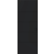 Donkere houten gevel met horizontale uitlijning