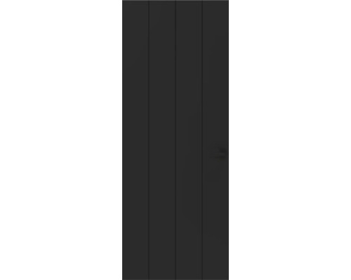 Houten deur met verticale panelen
