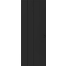 Houten deur met verticale panelen