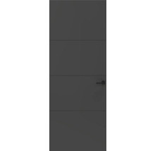 Grijze garagedeur met handgreep