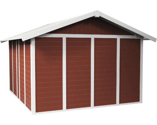 Houten tuinhuis met zadeldak