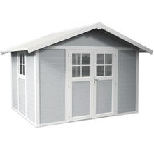 Tuinhuis met dubbele deur en raam