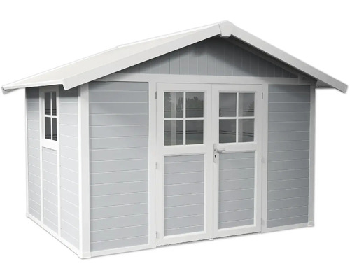 Tuinhuis met dubbele deur en raam