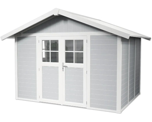 Tuinhuis met dubbele deur en zadeldak