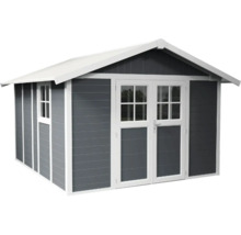 Tuinhuis met dubbele deur en ramen