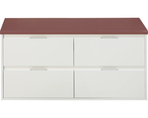 Onderkast met vier lades en een blad