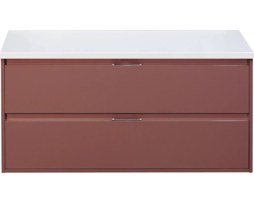 Wastafelonderkast met twee laden en opbergruimte