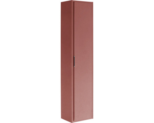 SANOX Hoge badkamerkast Porto 160x35x27 cm roest rood Smalle metalen kast met deur en handgreep