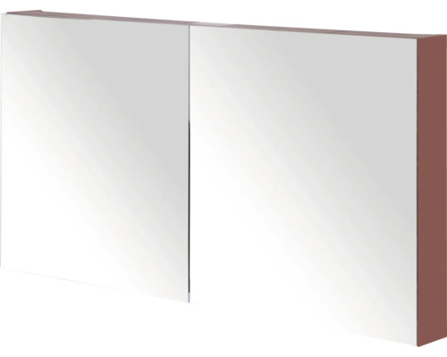 SANOX Spiegelkast Porto enkelzijdig 65x120x13 cm roest rood Spiegelkast met twee deuren