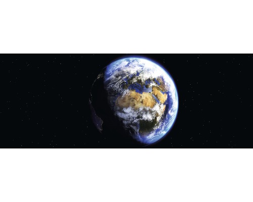 PURE LIVING Schilderij glas Earth From Space 30x80 cm