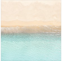 Luchtfoto van strand en zee