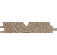 Houten profielhout met tand- en groefverbinding