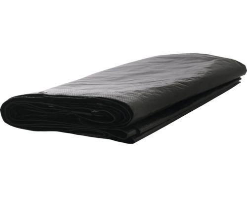 Afdekzeil zwart/groen 3x4 m Opgevouwen dekzeil