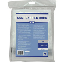 Stofbarrièredoor van folie, 1,2 meter x 2,2 meter