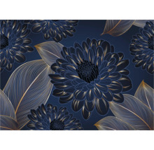 Decoratief behang met bloemen en bladerenpatroon