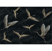 Behang met kraanvogelmotief voor wanddecoratie