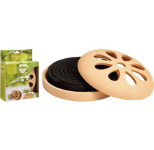 Citronella outdoor spiraal met houder in set en verpakking