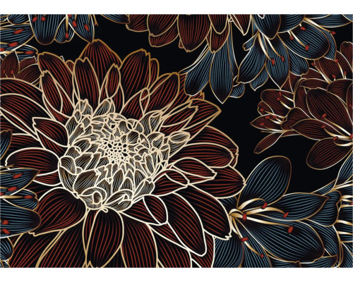 Bloembehang met bloemmotief