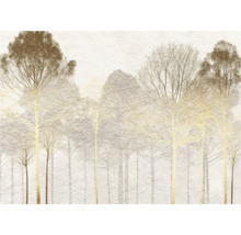 Decoratief vliesbehang met bosmotief